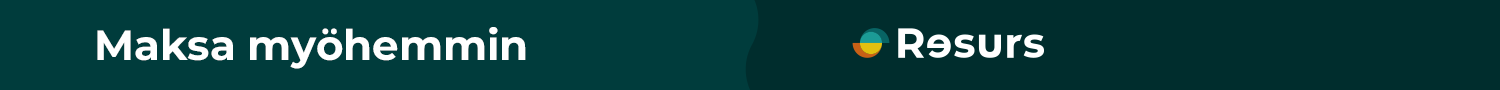 Resurs Bank maksutapa banner